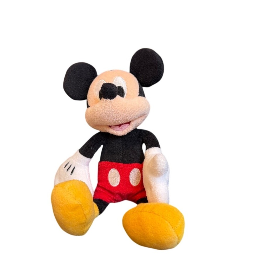 Disney Kids‎ Mickey Mouse Plush S Red Classic Stuffed Animal Toy Souvenir